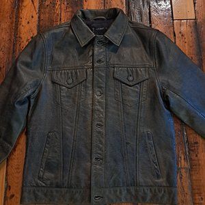 Lucky Brand Leather Jacket Medium